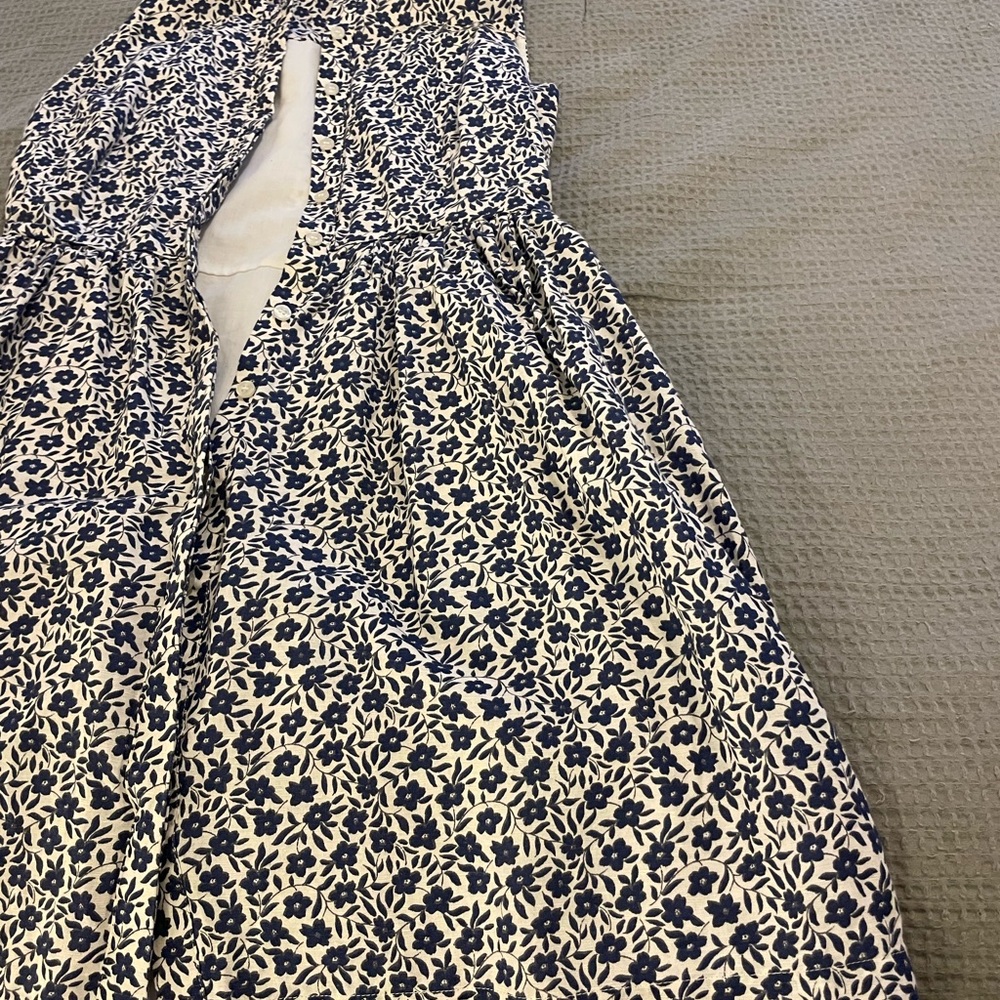 J. Crew Navy Floral Dress